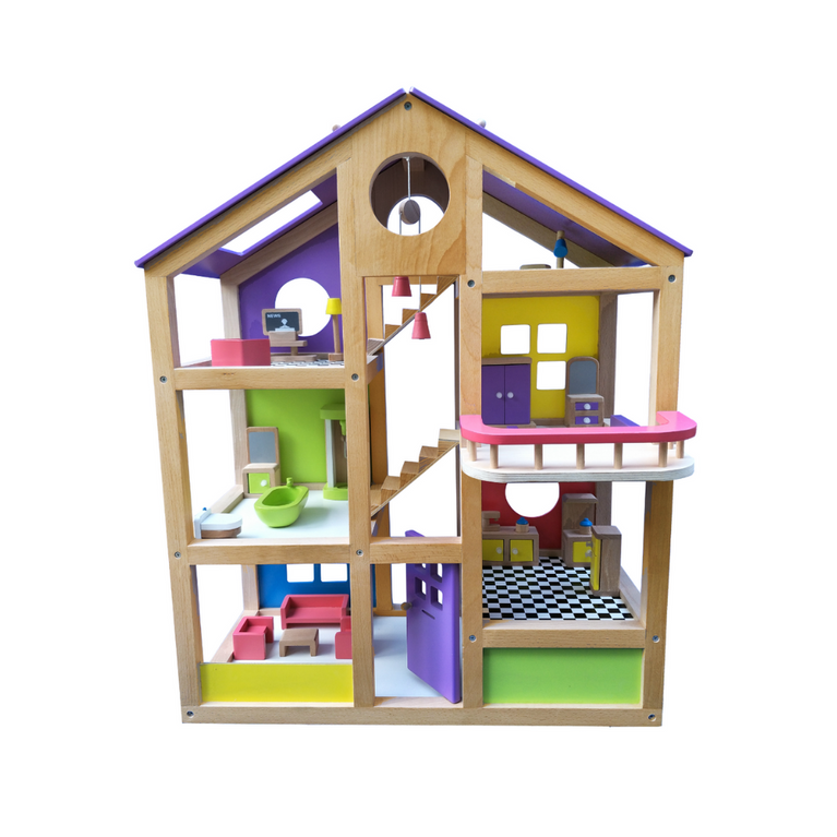 HILIFE PLAYFUL FURNISHED DOLL HOUSE