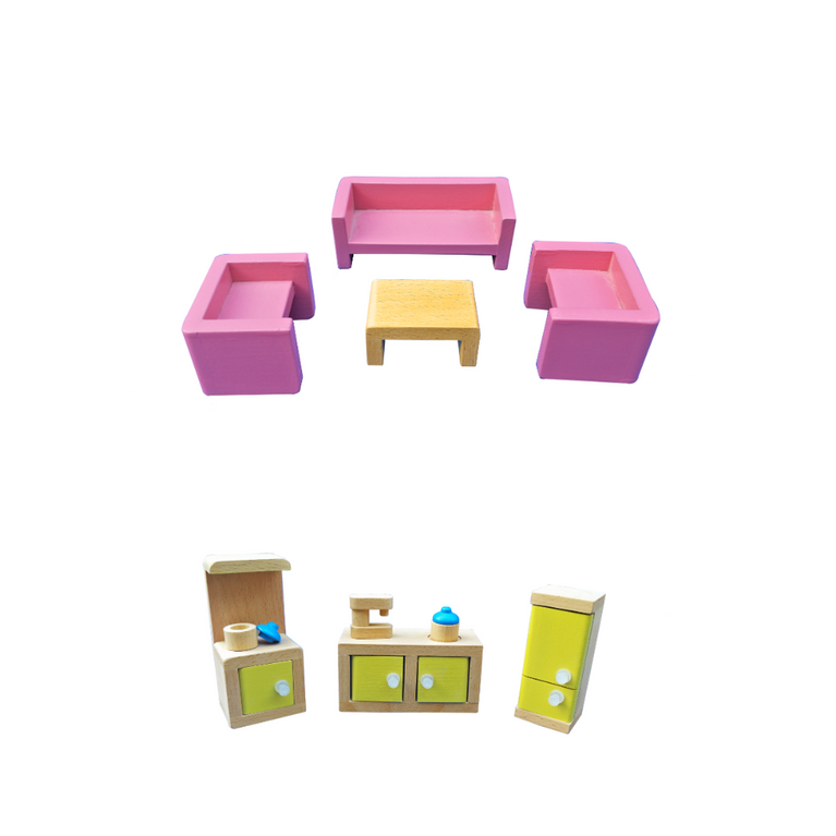 HILIFE PLAYFUL FURNISHED DOLL HOUSE