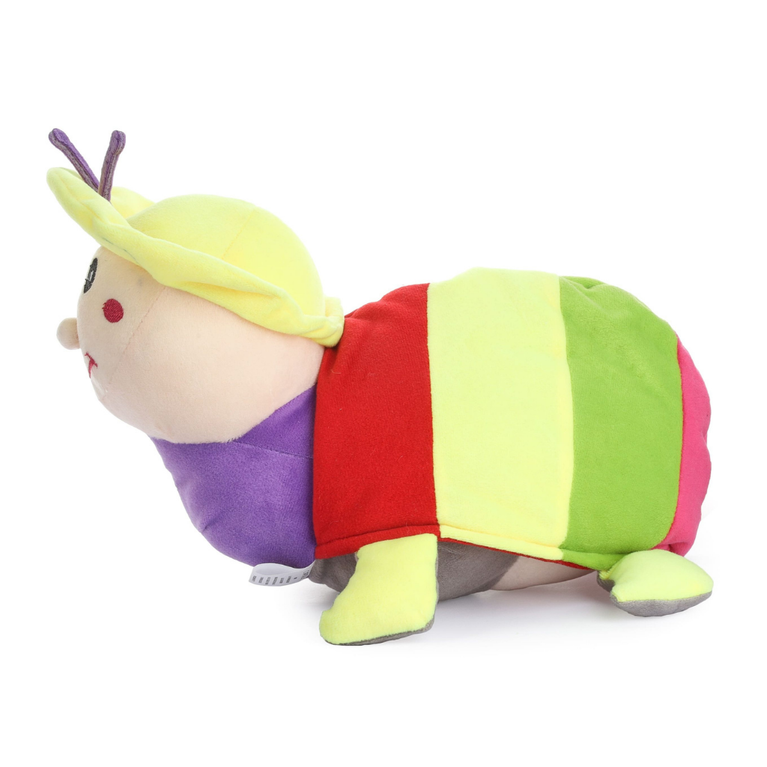 HILIFE Flippo Plushies Reversible laddy Bug & Caterpillar Soft Toy- Height 40 cm
