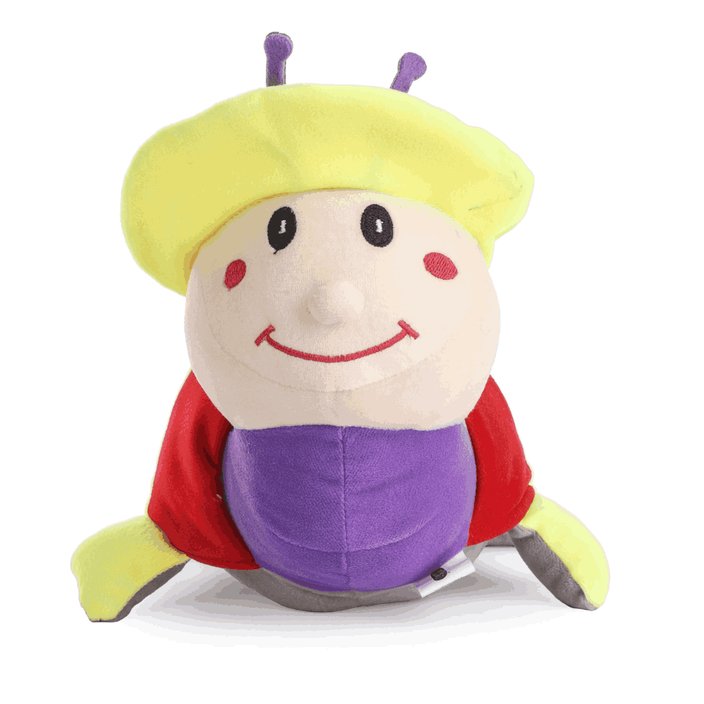 HILIFE Flippo Plushies Reversible laddy Bug & Caterpillar Soft Toy- Height 40 cm