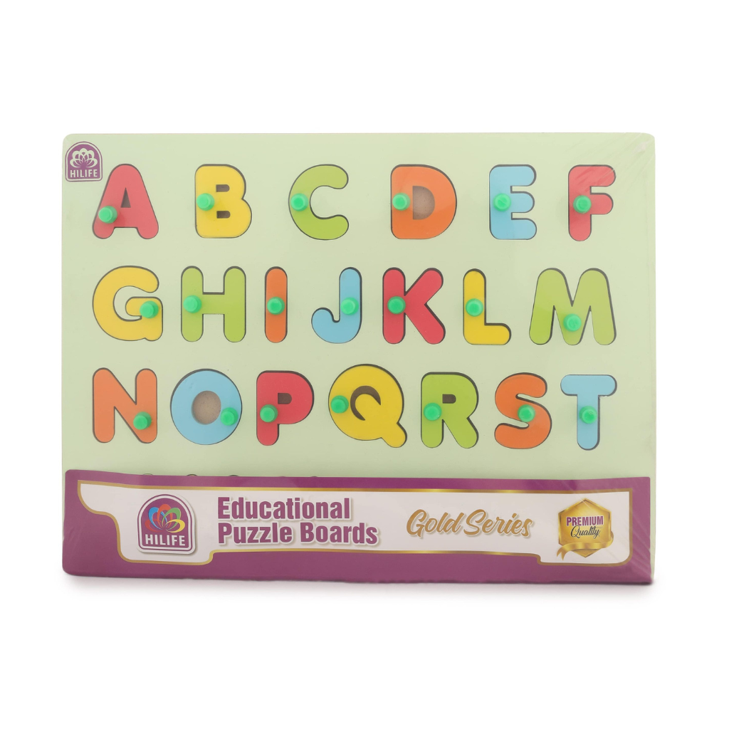 HLF01 ENGLISH ALPHABET KNOBBED PUZZLE-UPPER