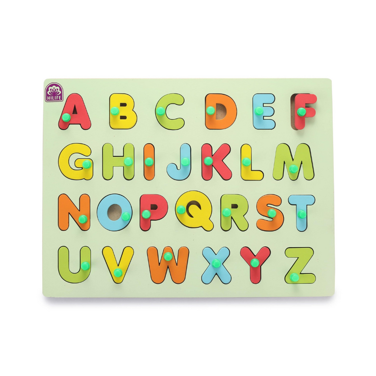 HLF01 ENGLISH ALPHABET KNOBBED PUZZLE-UPPER