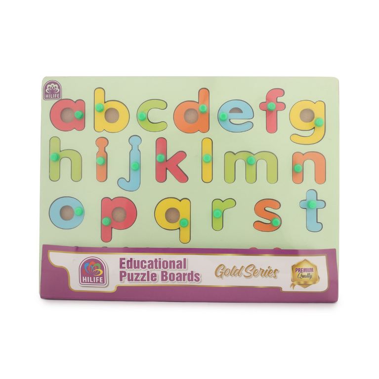 HLF02 ENGLISH ALPHABET KNOBBED PUZZLE-LOWER