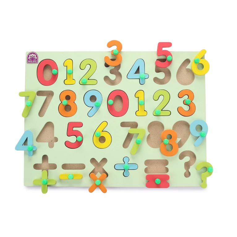 HLF04 NUMBER KNOBBED PUZZLE