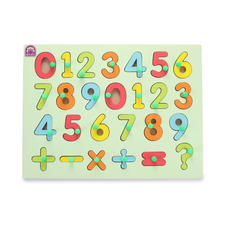 HLF04 NUMBER KNOBBED PUZZLE