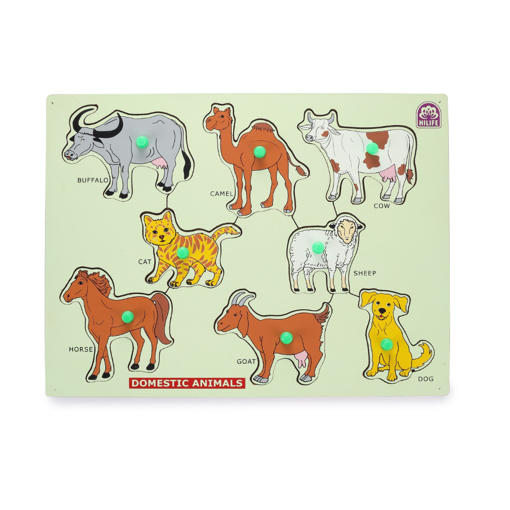 HLF11 DOMESTIC ANIMAL KNOBBED PUZZLE