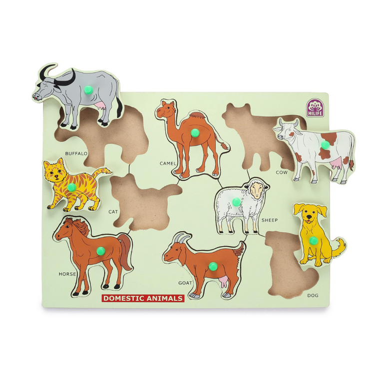 HLF11 DOMESTIC ANIMAL KNOBBED PUZZLE