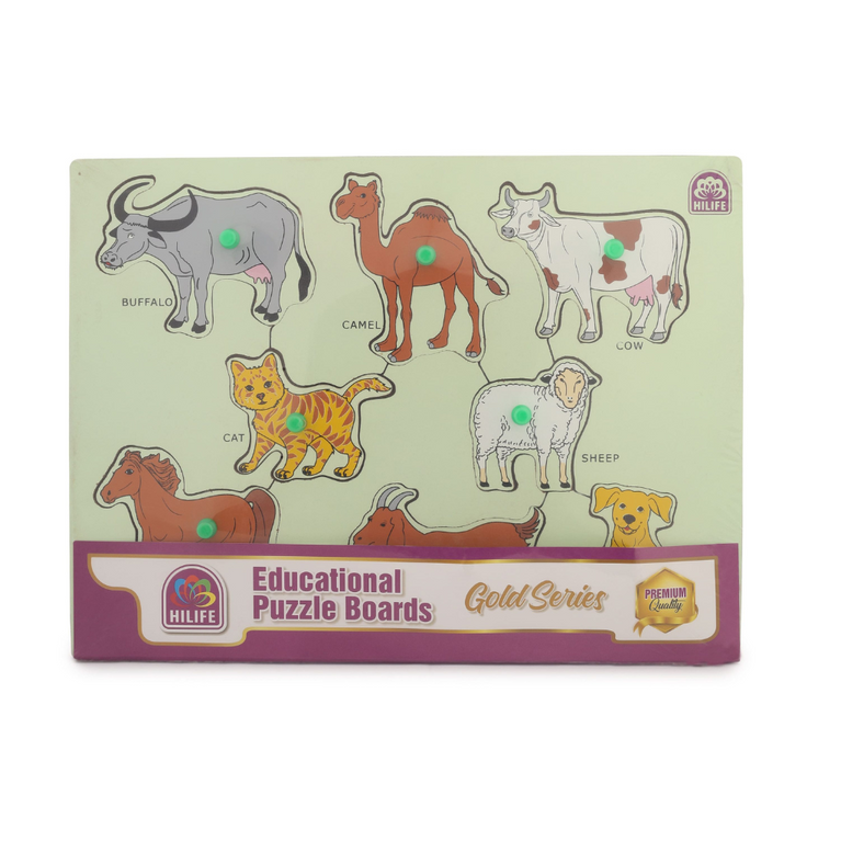 HLF11 DOMESTIC ANIMAL KNOBBED PUZZLE