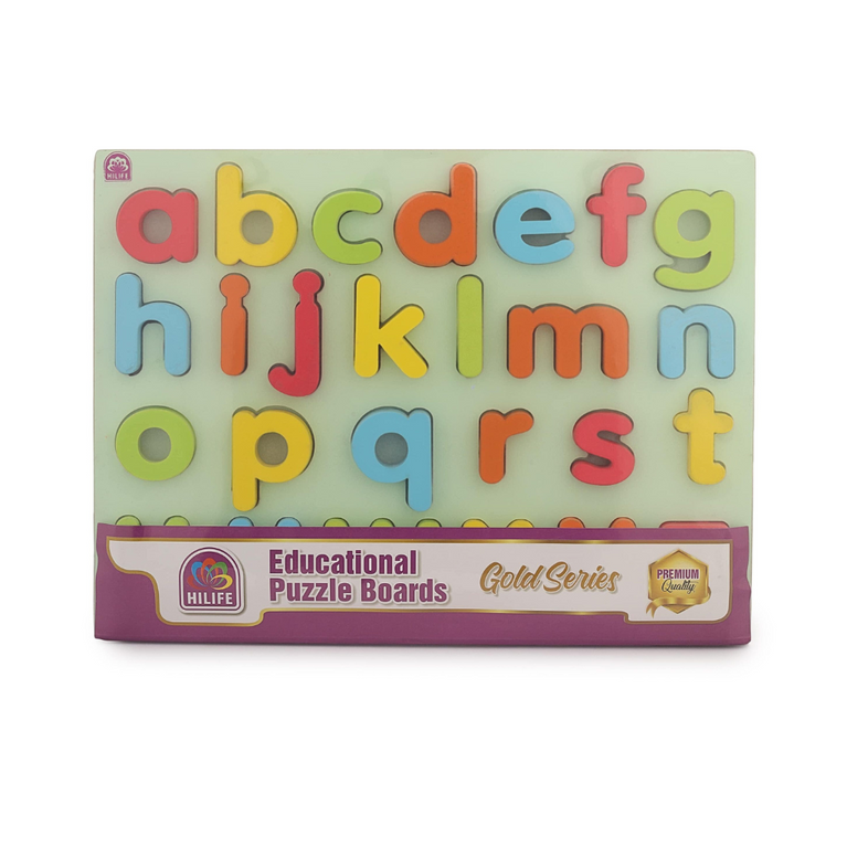 HLF15 ENGLISH ALPHABET RAISED PUZZLE-LOWERC