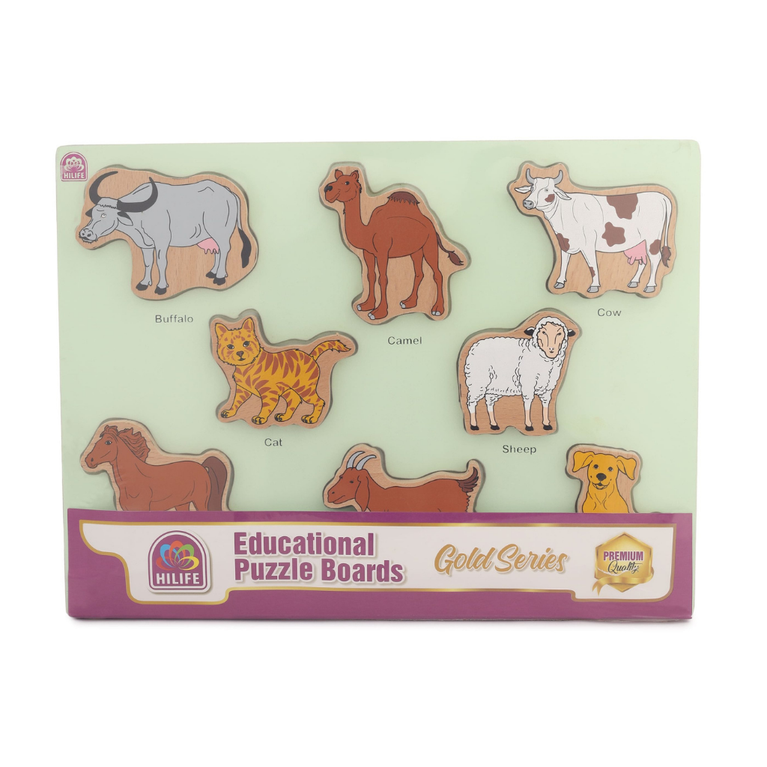 HLF22 DOMESTIC ANIMAL RAISED PUZZLE