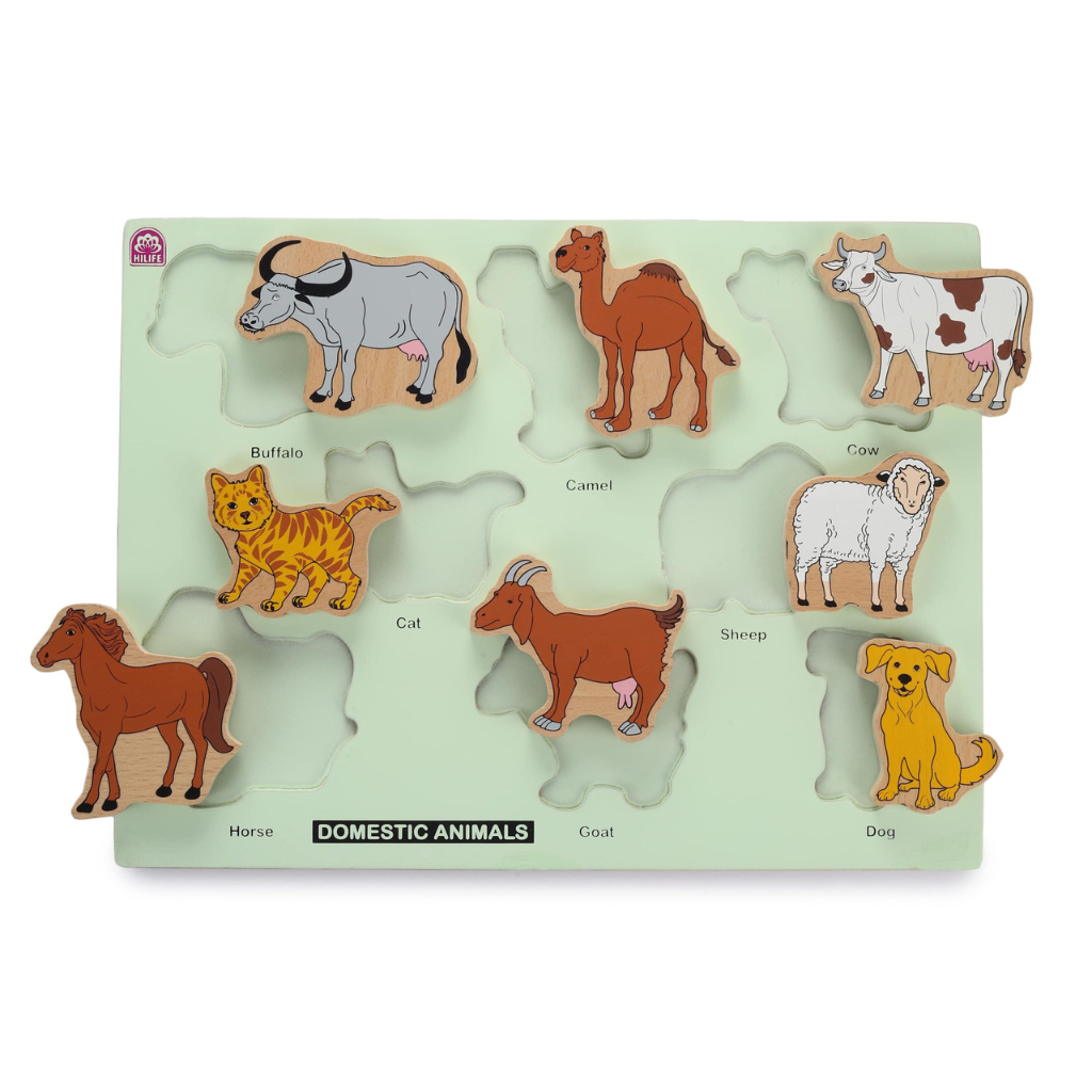 HLF22 DOMESTIC ANIMAL RAISED PUZZLE