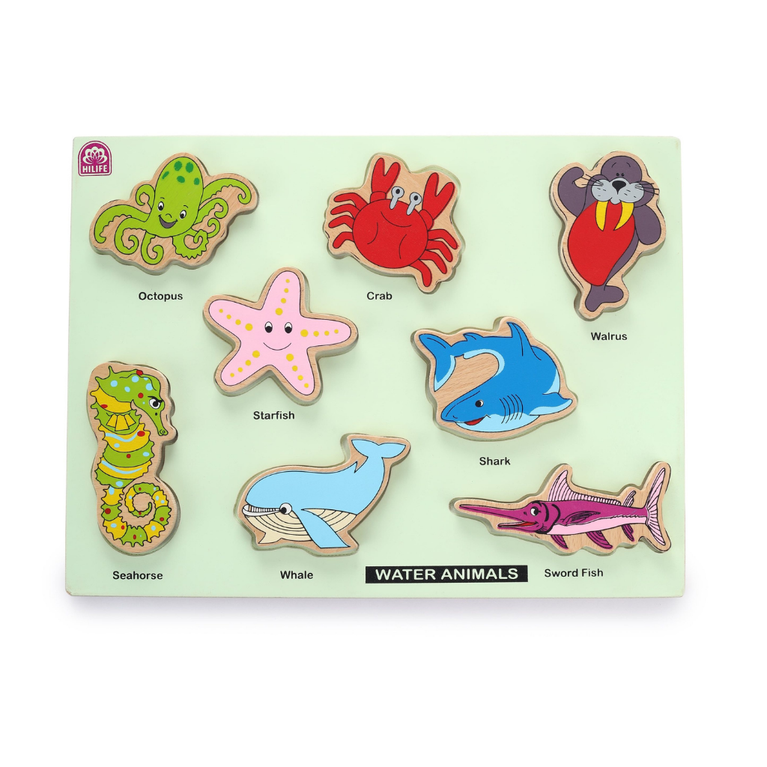 HLF24 SEA ANIMAL RAISED PUZZLE