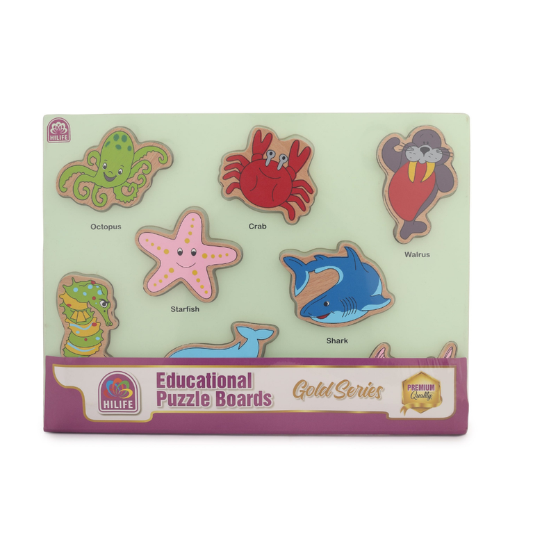 HLF24 SEA ANIMAL RAISED PUZZLE