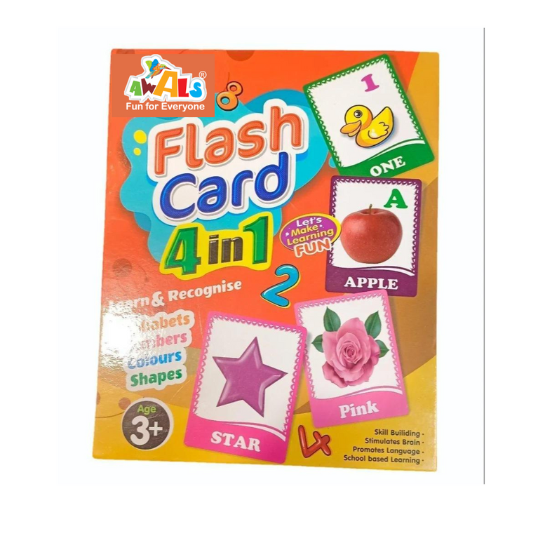 FLASH CARD 4 IN 1