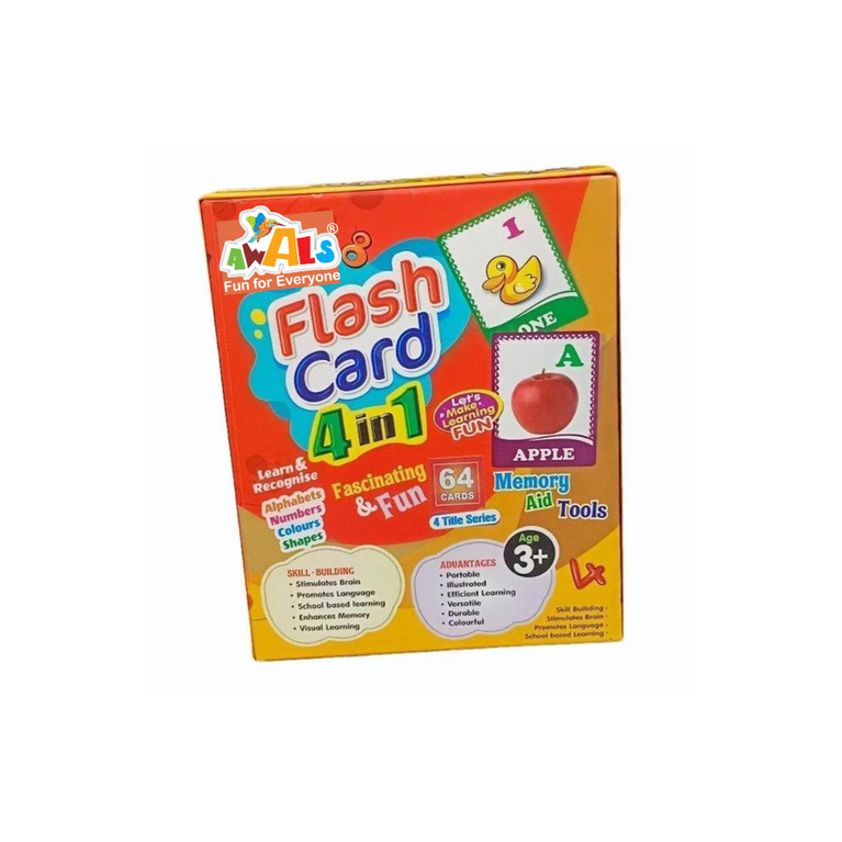 FLASH CARD 4 IN 1