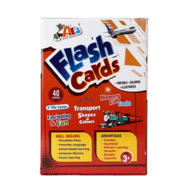 Flash cards Transportation, shapes &amp; Color