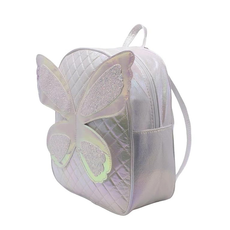Fancy Butterfly Design Bag - Glitter Bag for Girls, Small Casual Backpack for Picnic Outdoor Travel Bags for Girls