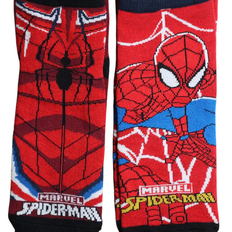 Spider-Man Kids Cotton Ankle Socks Pack of 2 | Soft ; Breathable | Age 6 Years | Multicolor