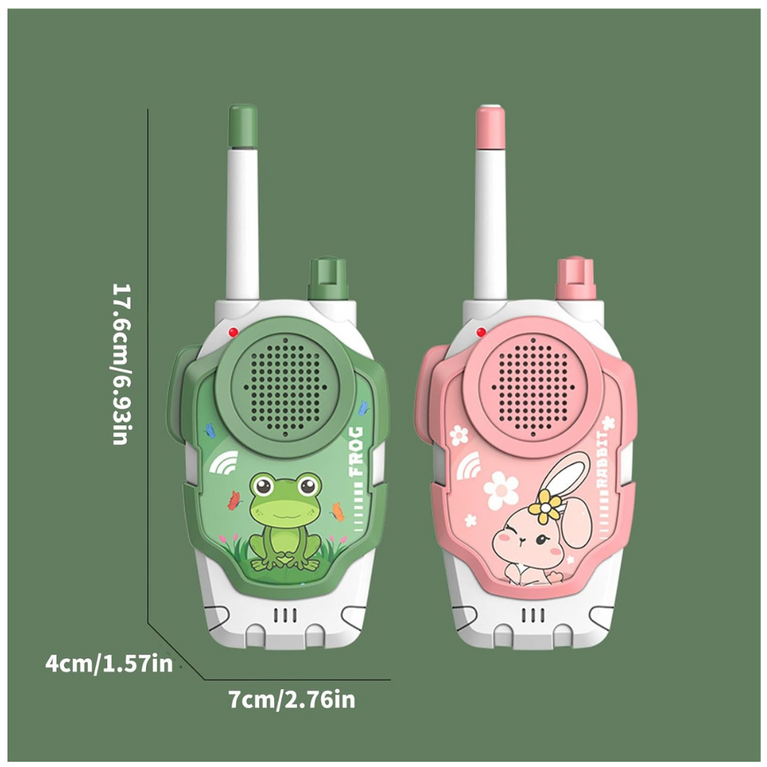 Ninos Worlds Fun Walkie Talkie Toy for Kids Battery Operated Long Range Phone Toy 3+years