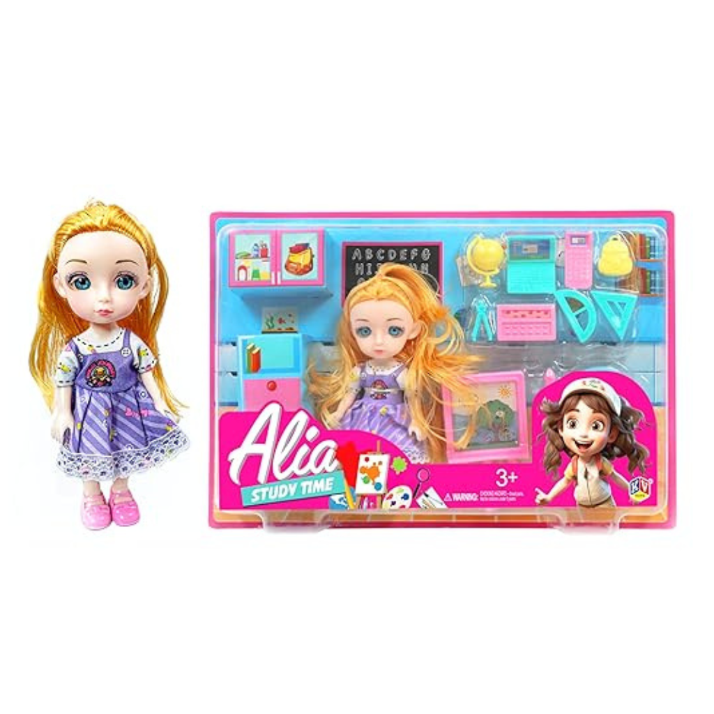 Alia Study Time Doll Set