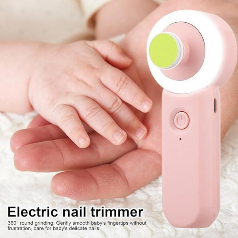 Ninos Worlds Baby Nail Grinder with LED & 6 Heads
