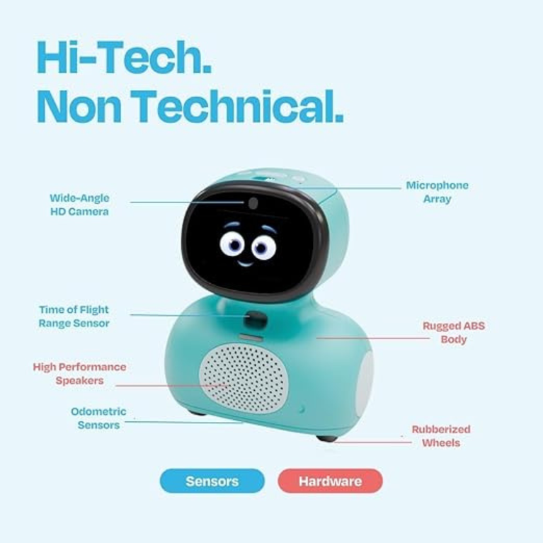 MIKO Mini Max: AI Robot for Kids | Fosters STEM Learning & Education Child-Safe Conversational Learning | Ideal Gift for Boys & Girls