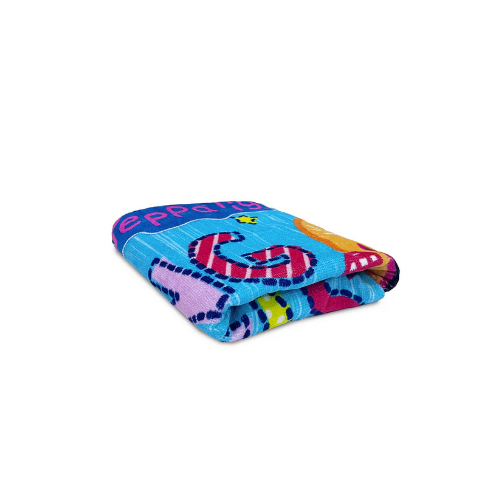 Sassoon - Peppa Pig Sing printed Kids Bath towel