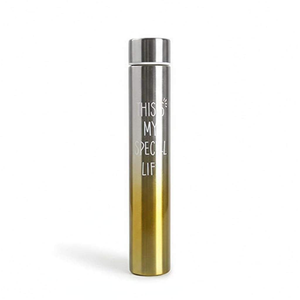 Mini Vacuum Insulated Thermosteel Bottle for Women, Stainless Steel, BPA Free, Rainbow, 310 ml /10oz Water Bottle
