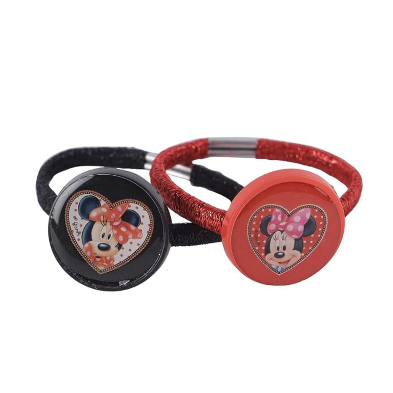 Minnie Mouse Hair Ties Set for Girls – Pack of 2 | Kids Hair Accessories