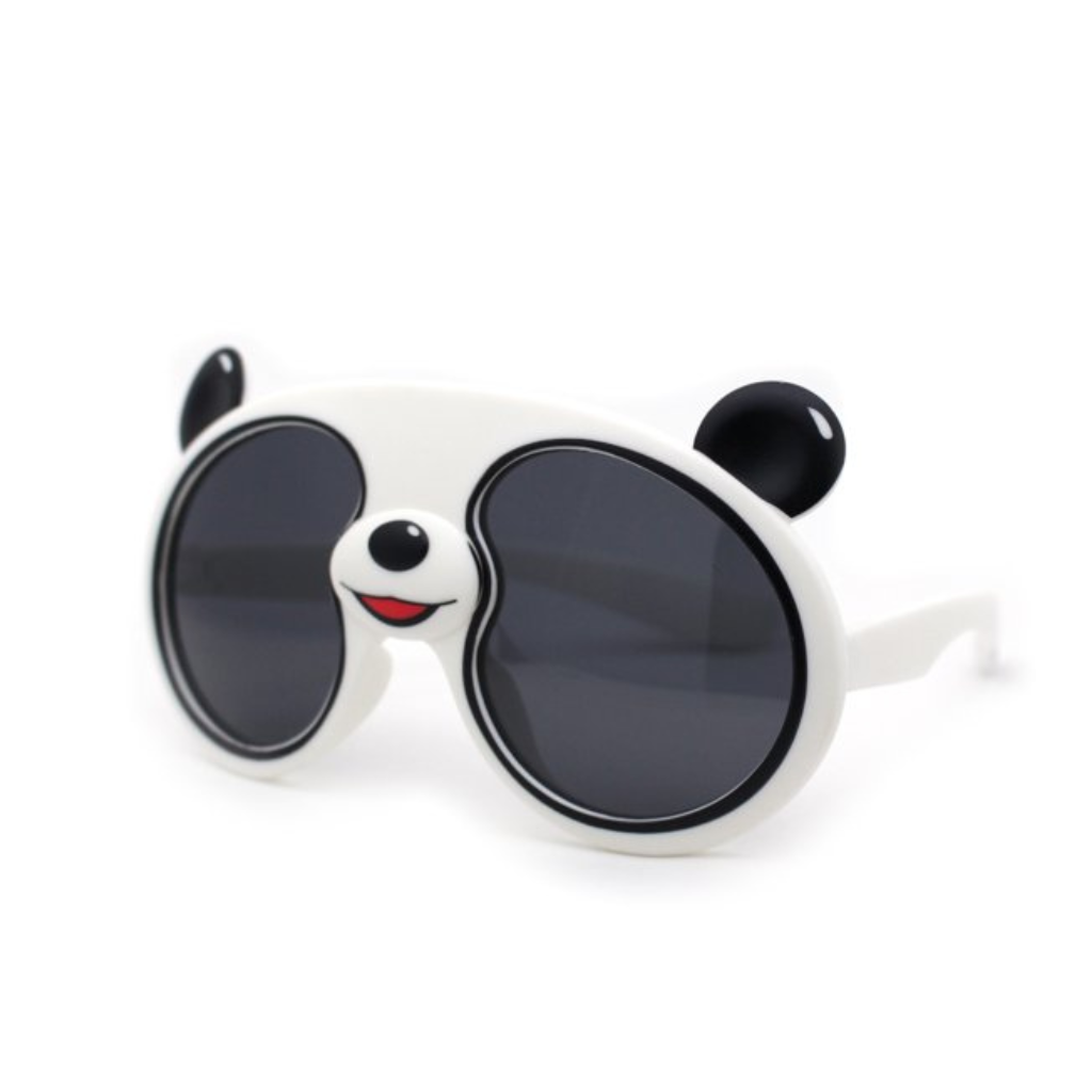 Kid Child Size Panda Soft Flexible Plastic Racer Sunglasses