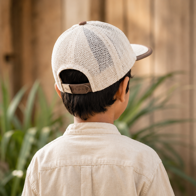 Kids Breathable Mesh Baseball Cap – Lightweight Summer Snapback Hat for Boys & Girls