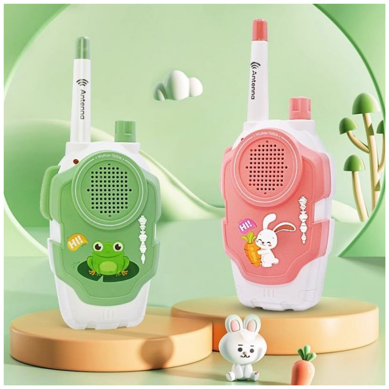 Ninos Worlds Fun Walkie Talkie Toy for Kids Battery Operated Long Range Phone Toy 3+years