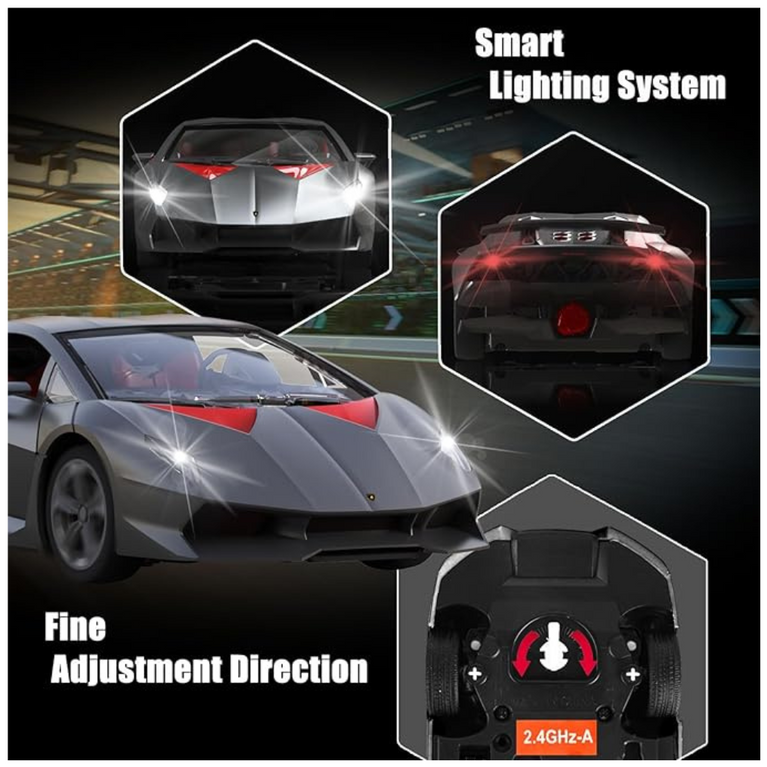 Lamborghini RC Model Car 1:18 Scale with Full Function Working LED Head & Tail Lights