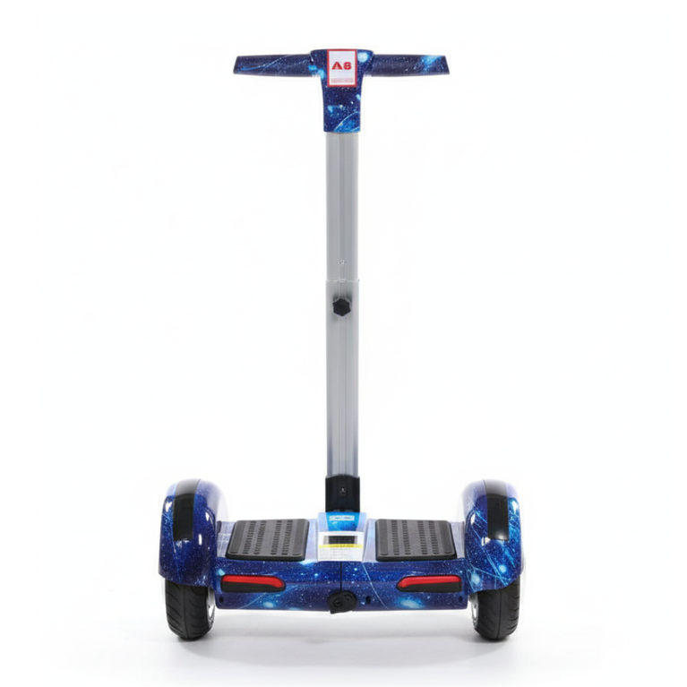 Hoverboard India-Segway with Adjustable Handle Knee Pressure Release Stand, Self-Balancing Scooter with LED Wheels, 79-115cm Telescopic Rod