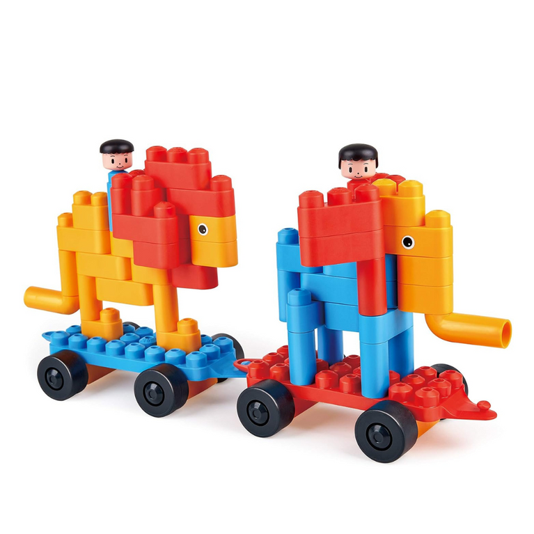PolyM Dinosaur Paradise Kit Building Blocks (200 Piece)