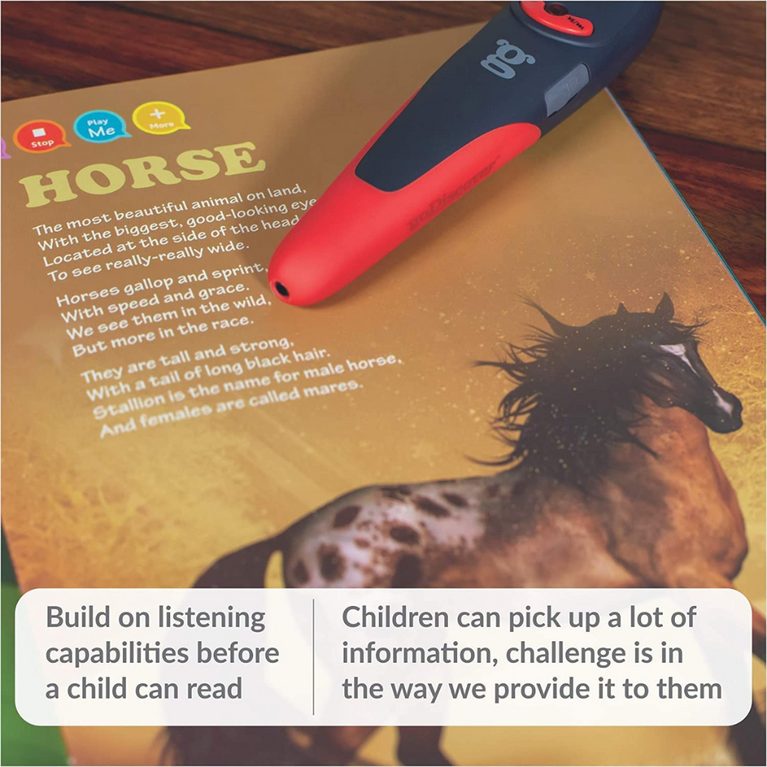 goDiscover- Interactive Smart Book with Talking Pen (Set of 9 Books) Fun Educational Toy for Kids.