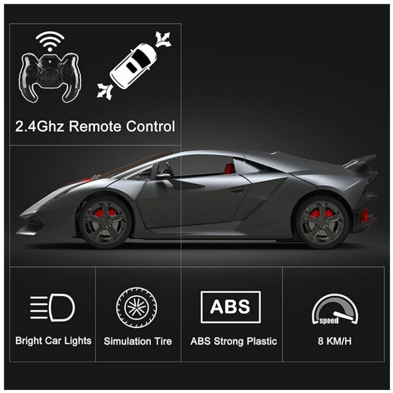 Lamborghini RC Model Car 1:18 Scale with Full Function Working LED Head & Tail Lights
