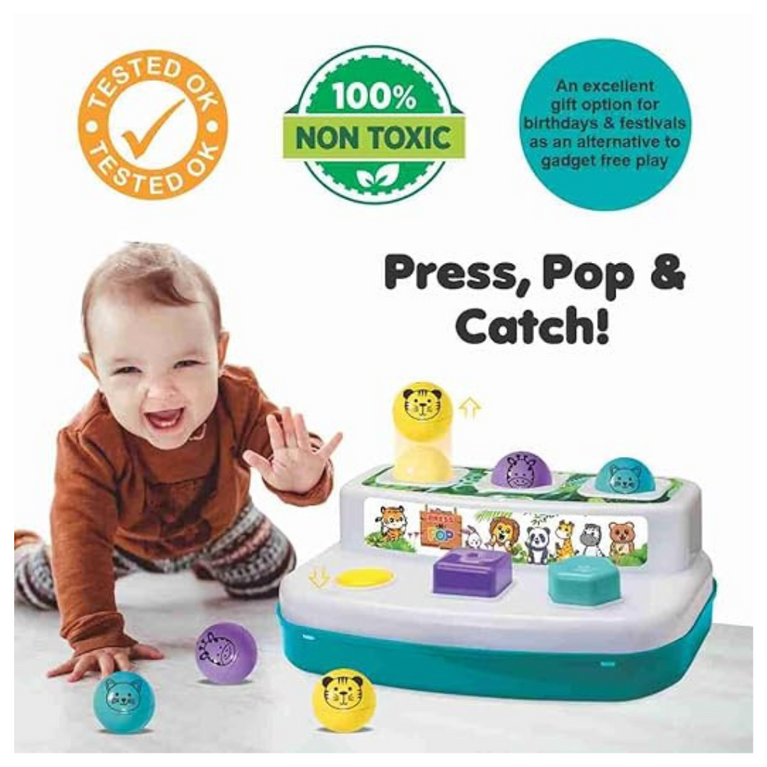 Press N Pop and catch of TOYMATE for 1 year+