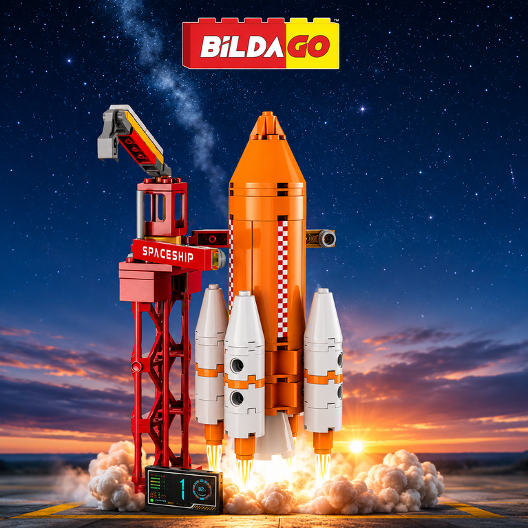 Bildago 3 in 1 Stellar Rocket Launcher 98 Pieces - SP13427