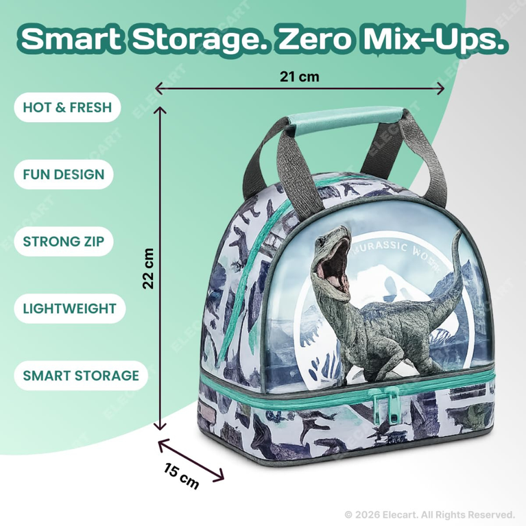 Kids Dinosaur Printed Lunch Bag