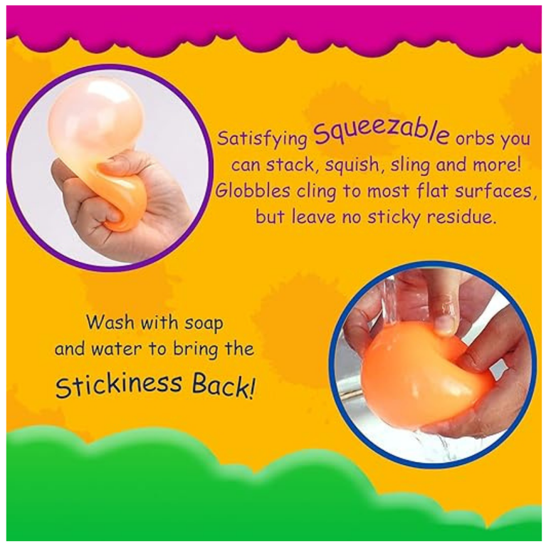 Scoobies Glowballs - A Perfect Kids' Fidget Balls - 6 Vibrant Colours