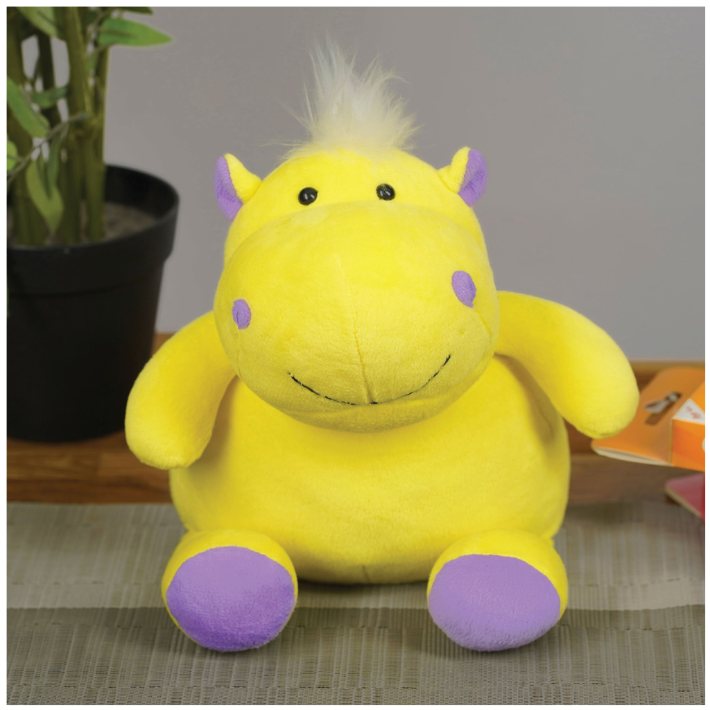 Winmagic- Furrendz Happy Hippo 10 Inch Plush Toy For Kids 1 Years and Above