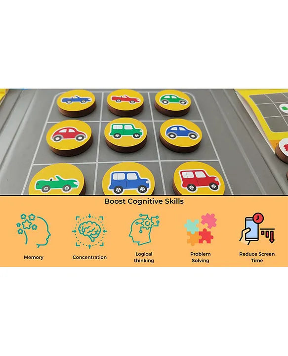 Toy Kraft- Magnetic Parking Lot Game