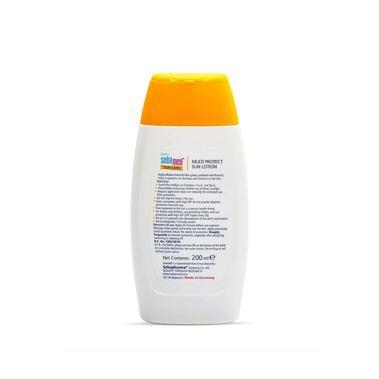 Sebamed Baby Sun Lotion |pH 5.5| Triple Protection with UVA/UVB- Filter |200 ml