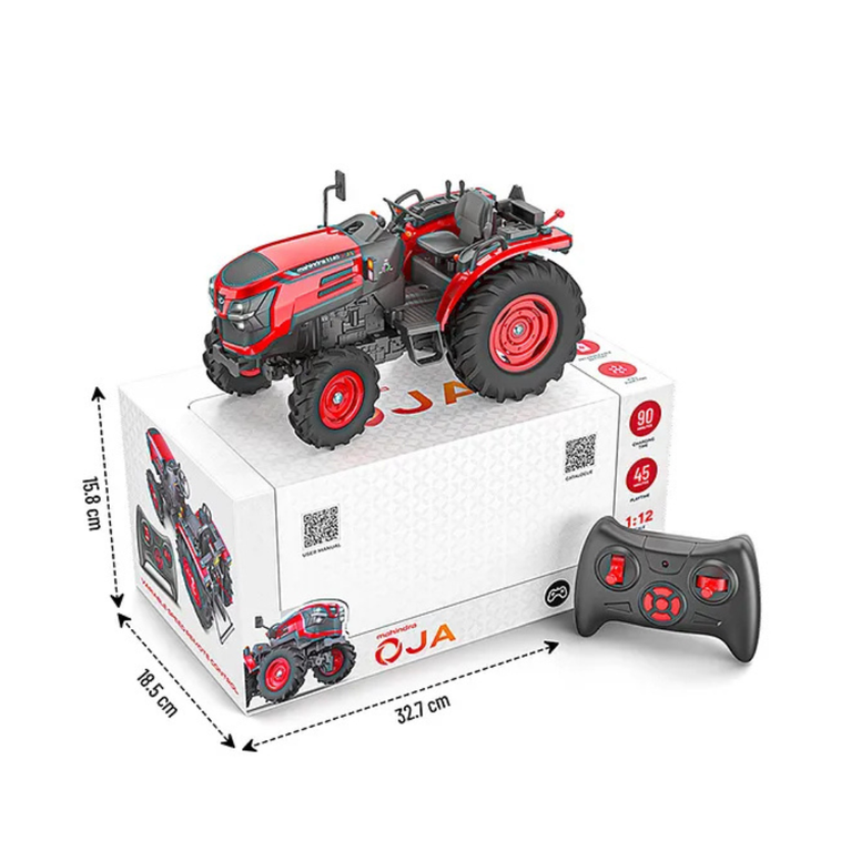 MIRANA TOYS Mirana Toys Mahindra OJA RC Tractor Toy for Kids - Red
