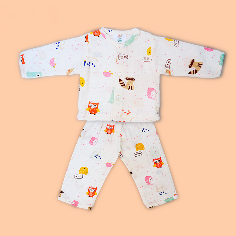 LH-F/S F/O MUSLIN SET