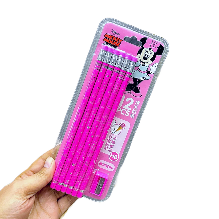 Mickey Mouse Pencil Set with Shapner