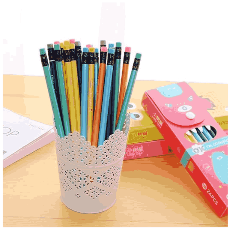 Monster Pencils, HB Pencil w/erasers, Monster theme gift, Monster theme stationery for Children