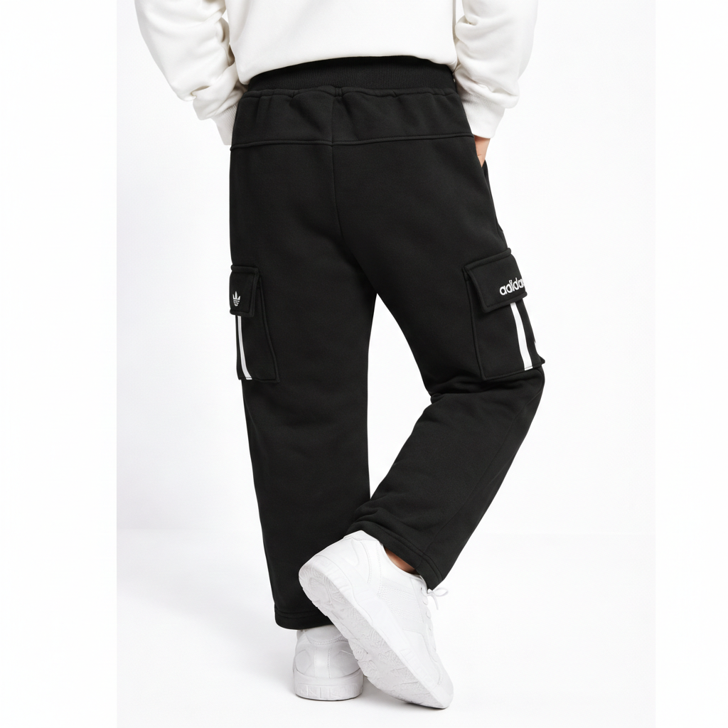 Kids' Adidas Active Winter Cargo Pants | Fleece-Insulated Sport Joggers