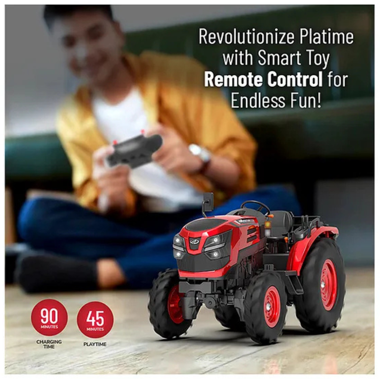 MIRANA TOYS Mirana Toys Mahindra OJA RC Tractor Toy for Kids - Red
